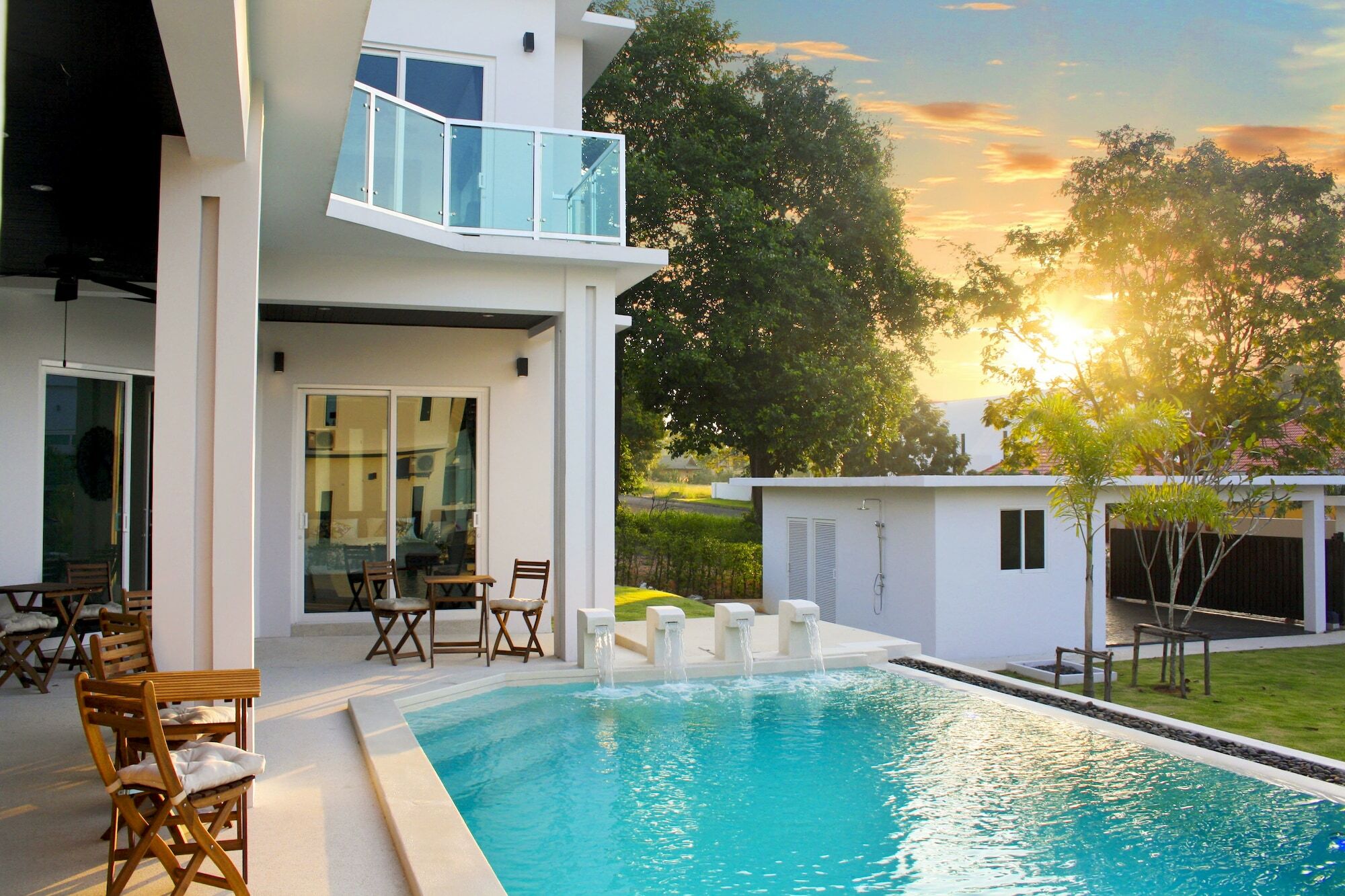 Green View Villas Bang Lamung Exterior photo